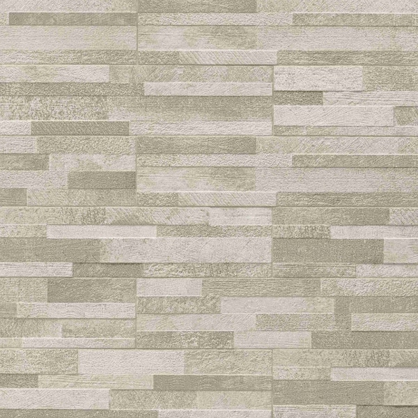 Nora Cream 6 in x 24 in Matte Porcelain Stone Ledger Look Tile 11PK